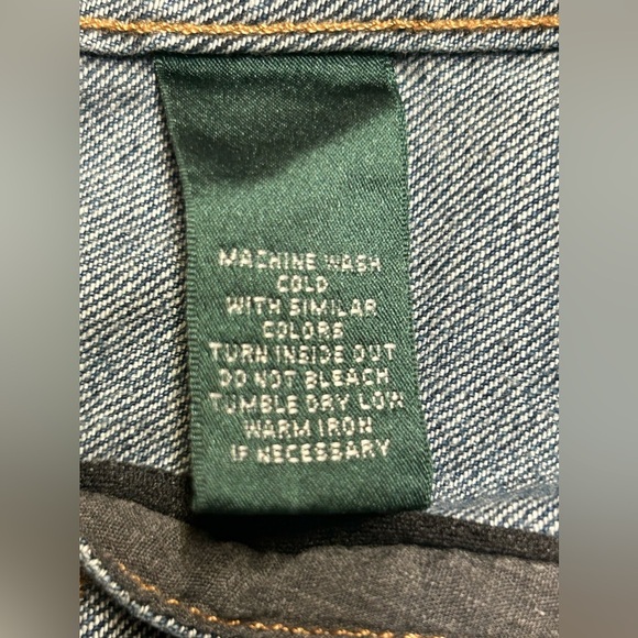 Lauren Denim Company Lauren By Ralph Lauren Denim Trucker Jacket Size L‎ - Picture 5 of 10